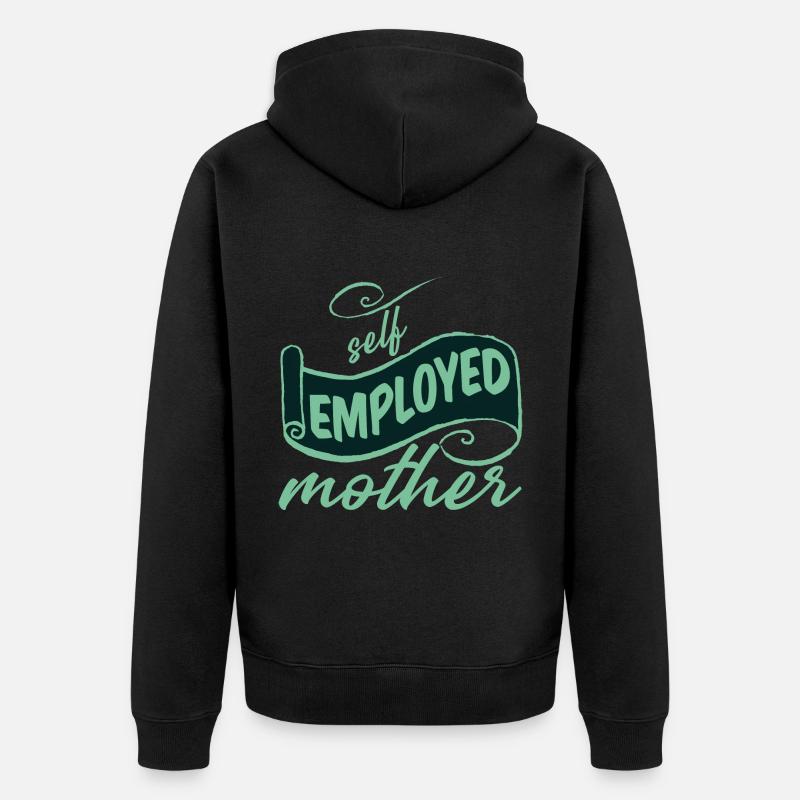 Mère indépendante 2 - Veste à capuche bio Premium Unisexe - noir