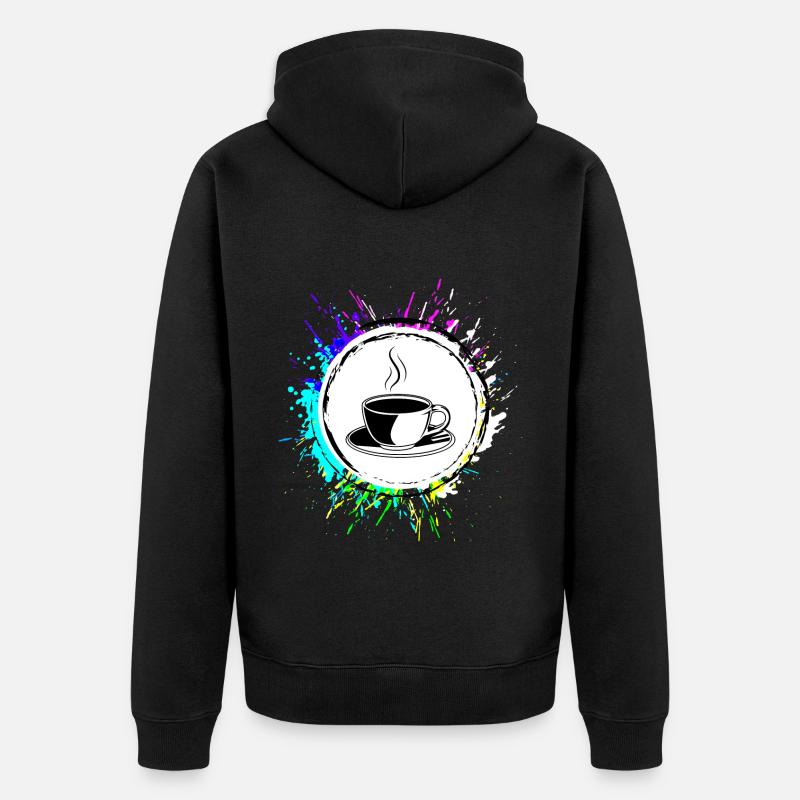 Tasse à café - Veste à capuche bio Premium Unisexe - noir