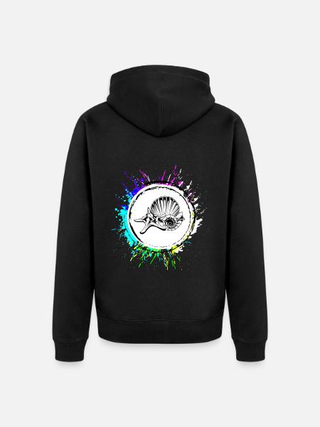 Starfish Icon Icon - Unisex Premium Organic Zip Hoodie - black