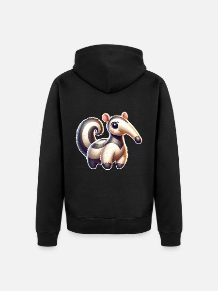 Fourmilier - Veste à capuche bio Premium Unisexe - noir