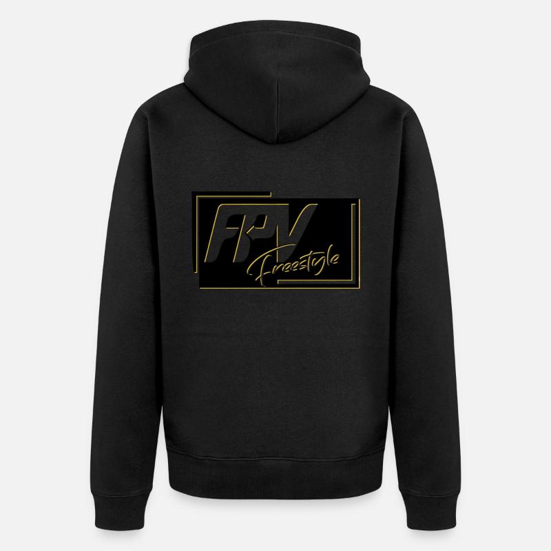 Drone - Veste à capuche bio Premium Unisexe - noir