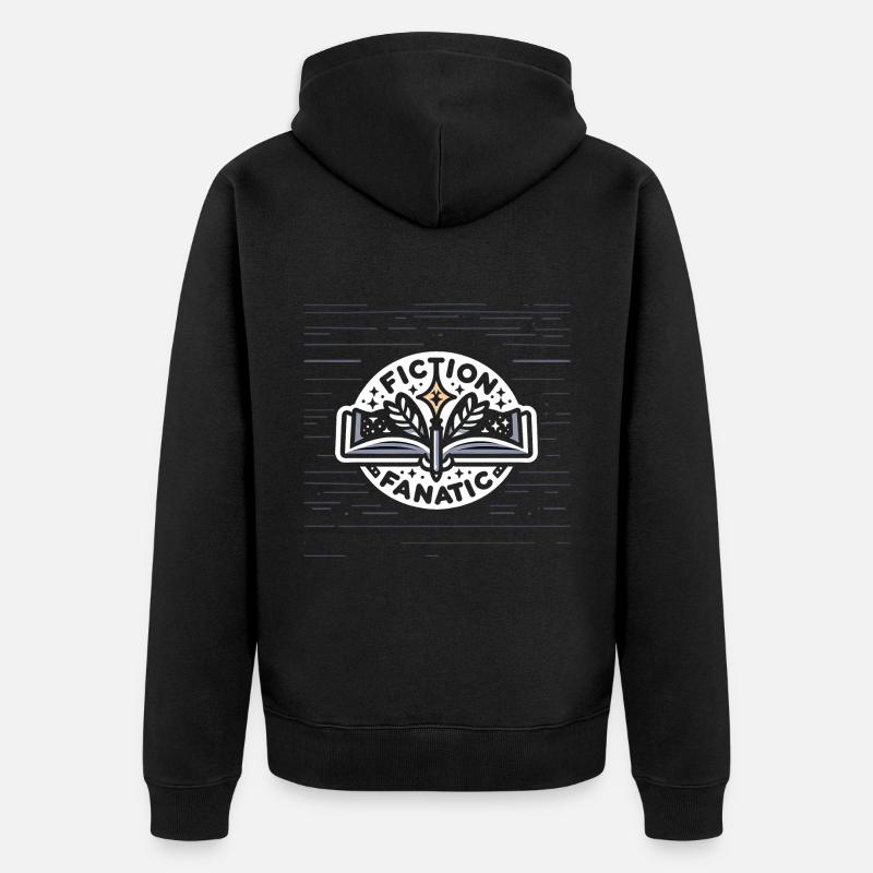 Fanatique de fiction - Veste à capuche bio Premium Unisexe - noir