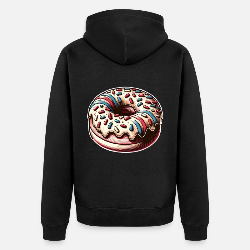 Beignet - Veste à capuche bio Premium Unisexe - noir