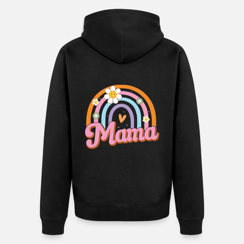 Maman - Veste à capuche bio Premium Unisexe - noir