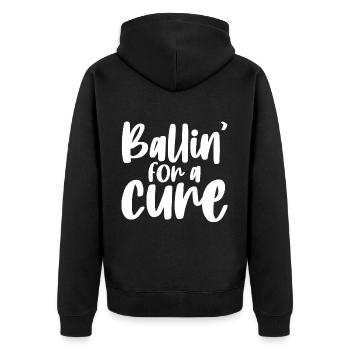 Ballin' For A Cure - Veste à capuche bio Premium Unisexe - noir - Dos - Nico (187cm)