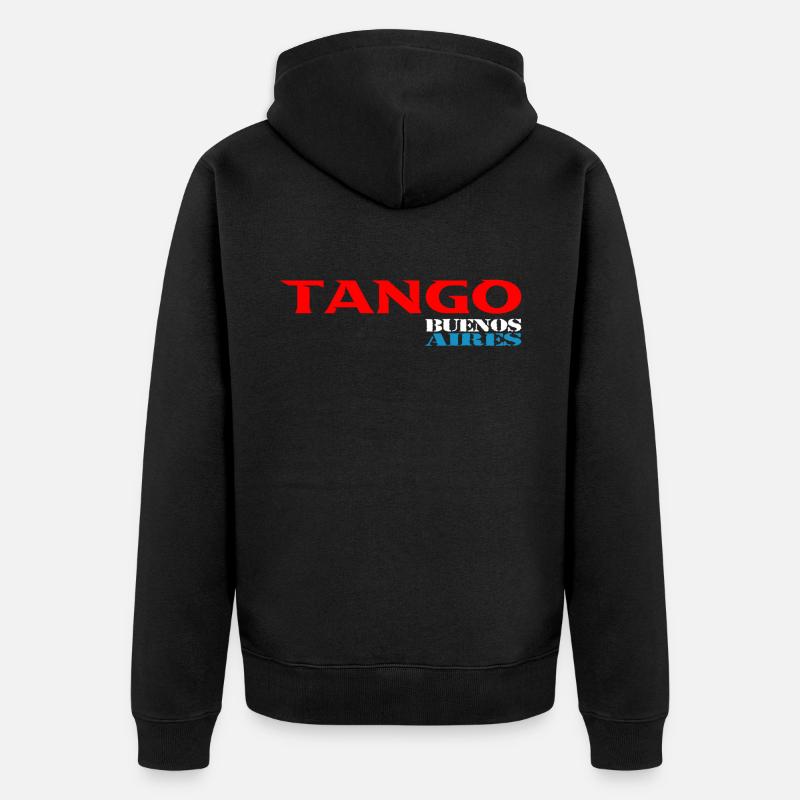 Tango - Unisex Premium Bio Zip Hoodie - Schwarz