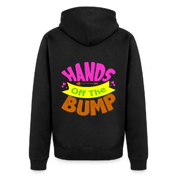 Mère Enceinte Bébé Nourrisson T-shirt Maman - Veste à capuche bio Premium Unisexe - noir - Dos - Nico (187cm)