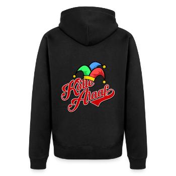 kölle alaaf fasching helau jecken foolren carnival - Unisex Premium Organic Zip Hoodie - black - Back - Nico (187cm)