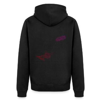 Kitesurf Kiten Kitesurfen Kitesurfing Kitesurfer - Veste à capuche bio Premium Unisexe - noir - Dos - Nico (187cm)