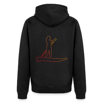 Stand up Paddle Stand up Paddle Homme - Veste à capuche bio Premium Unisexe - noir - Dos - Nico (187cm)