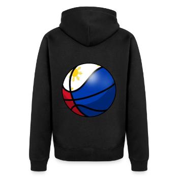 Philippines Filipino Flag Basketball I Cadeau - Veste à capuche bio Premium Unisexe - noir - Dos - Nico (187cm)