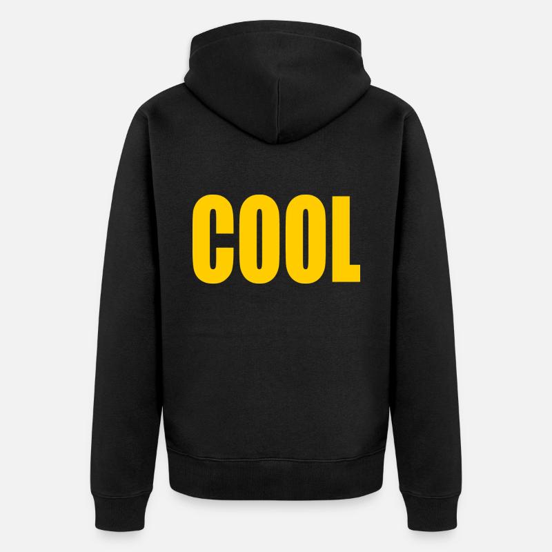 Cool - Veste à capuche bio Premium Unisexe - noir