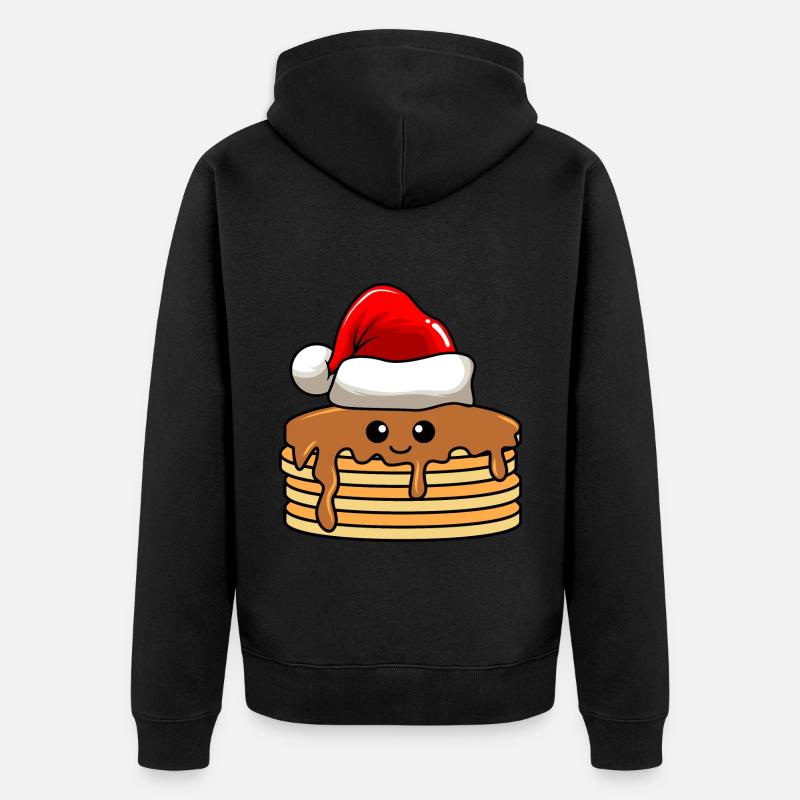 Pancake Noël BD Noël - Veste à capuche bio Premium Unisexe - noir