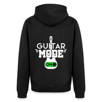 Apprendre les accessoires de guitare - Veste à capuche bio Premium Unisexe - noir - Dos - Nico (187cm)