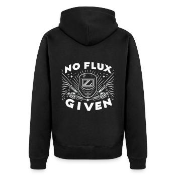 pas de flux donné 8 - Veste à capuche bio Premium Unisexe - noir - Dos - Nico (187cm)
