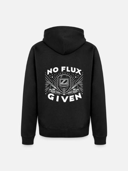 no flux given 8 - Unisex Premium Organic Zip Hoodie - black