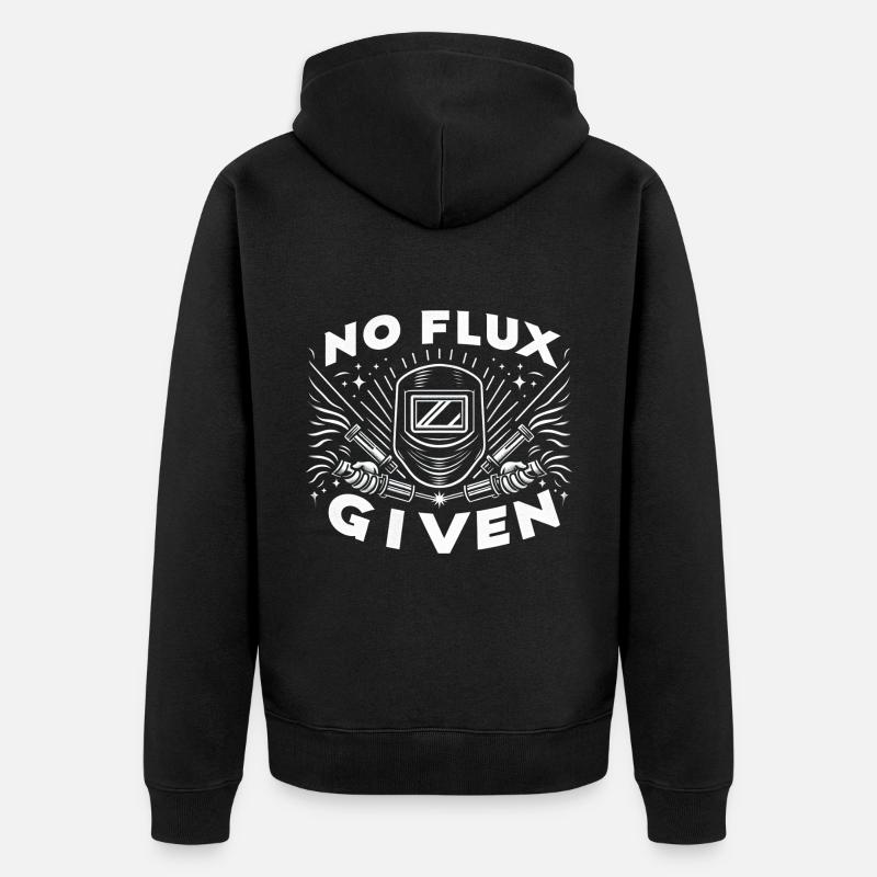pas de flux donné 8 - Veste à capuche bio Premium Unisexe - noir