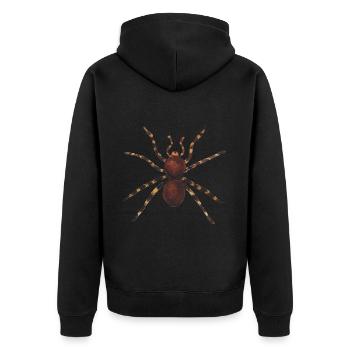 Araignée Insecte Dégoûtant Poisonous Idée Cadeau - Veste à capuche bio Premium Unisexe - noir - Dos - Nico (187cm)