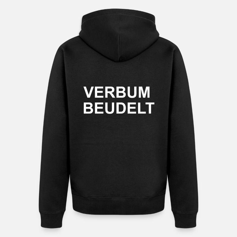 Verbumbeudelt - Veste à capuche bio Premium Unisexe - noir