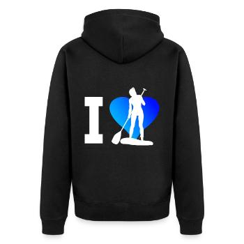 Stand up Paddle Board Standup Paddle Sup - Veste à capuche bio Premium Unisexe - noir - Dos - Nico (187cm)