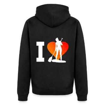 Stand up Paddle Board Standup Paddleboard - Veste à capuche bio Premium Unisexe - noir - Dos - Nico (187cm)