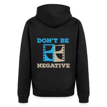 Photographer Photos Photo Cameraman Paparazzo - Unisex Premium Organic Zip Hoodie - black - Back - Nico (187cm)
