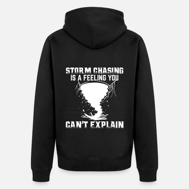 Sturmjäger - Unisex Premium Bio Zip Hoodie - Schwarz