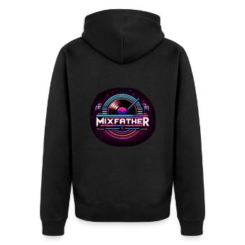 Le Mixfather 12 - Veste à capuche bio Premium Unisexe - noir - Dos - Nico (187cm)