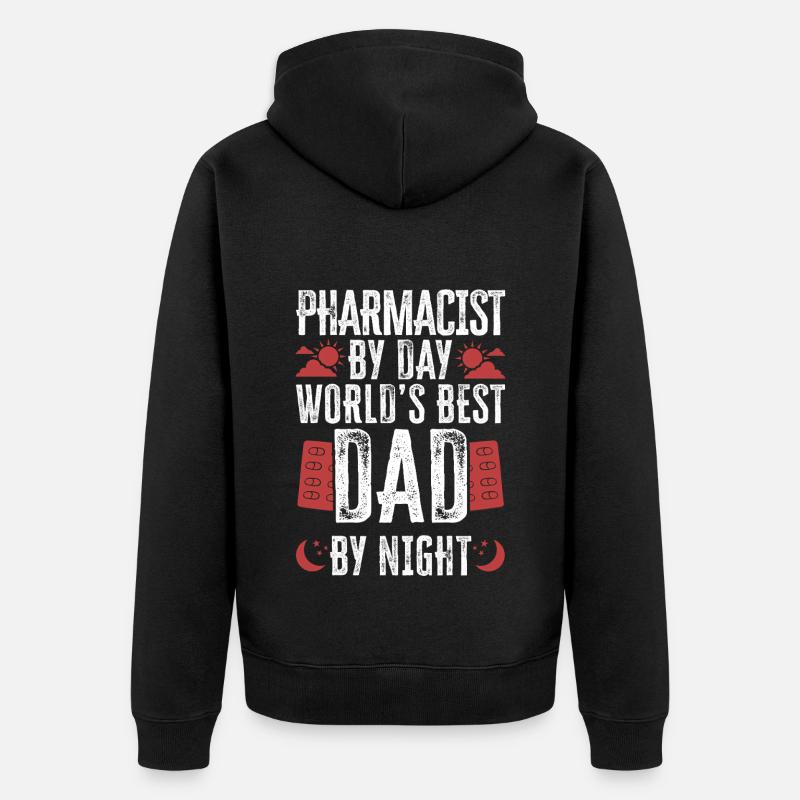 Pharmacy Tech Technician - Unisex Premium Bio Zip Hoodie - Schwarz