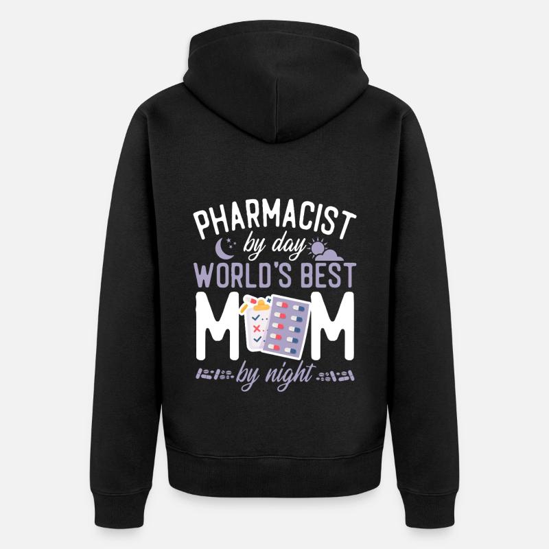 Pharmacy Tech Technician - Unisex Premium Organic Zip Hoodie - black