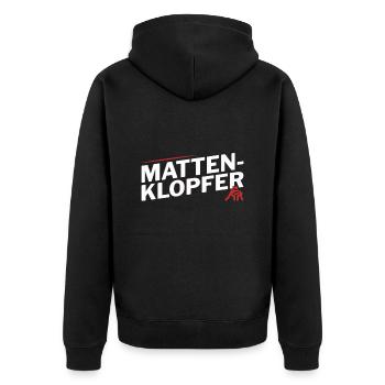 Mat Knocker Lutte Idée cadeau de lutte - Veste à capuche bio Premium Unisexe - noir - Dos - Nico (187cm)