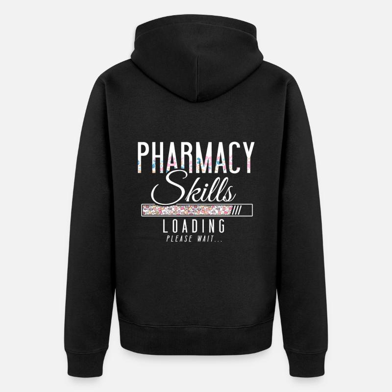 Pharmacy Tech Technician - Unisex Premium Organic Zip Hoodie - black