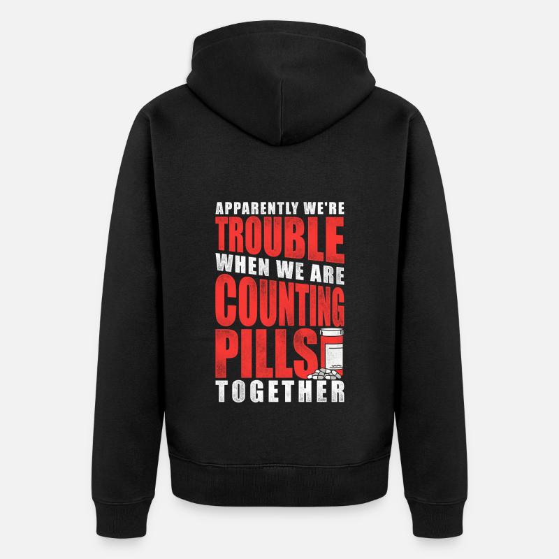 Pharmacy Tech Technician - Unisex Premium Bio Zip Hoodie - Schwarz