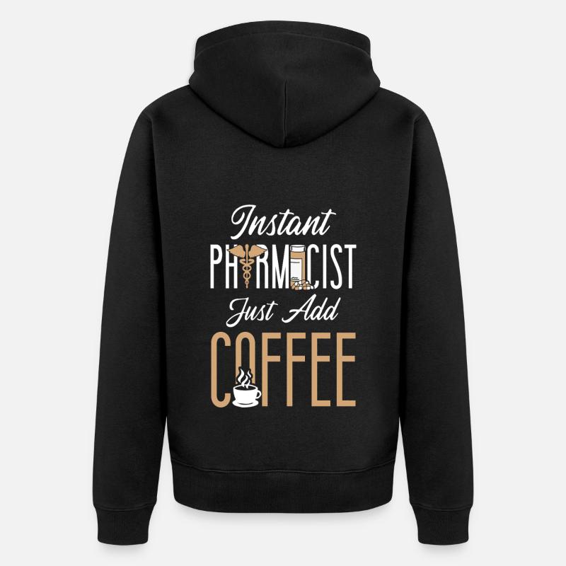 Technicien en pharmacie - Veste à capuche bio Premium Unisexe - noir