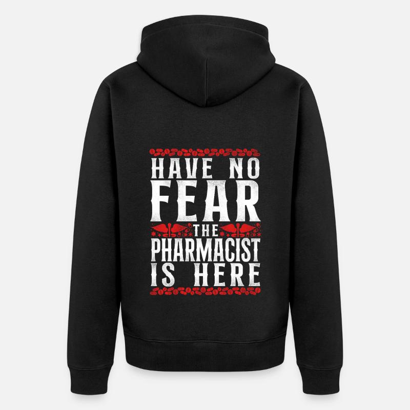 Pharmacy Tech Technician - Unisex Premium Bio Zip Hoodie - Schwarz