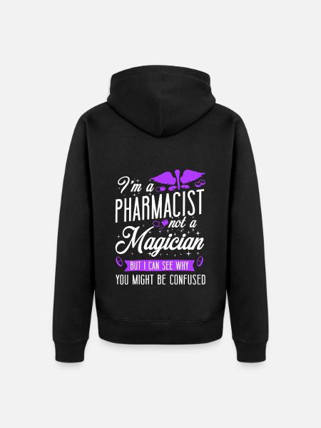 Pharmacy Tech Technician - Unisex Premium Bio Zip Hoodie - Schwarz