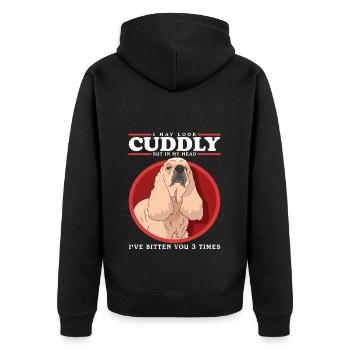 Cocker américain Propriétaire d’un chien - Veste à capuche bio Premium Unisexe - noir - Dos - Nico (187cm)