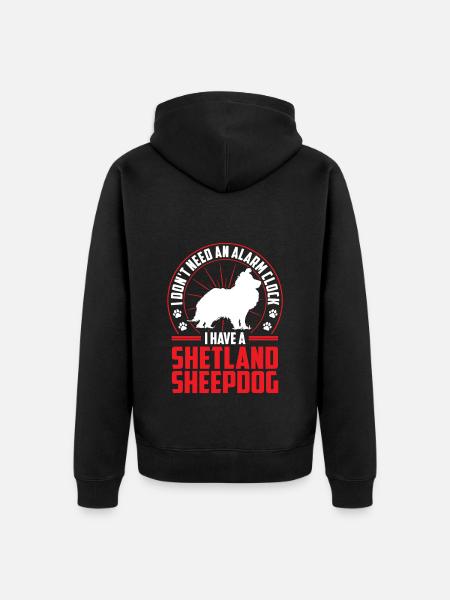 Sheltie ist Alarm Shetland Sheepdog - Ekologisk premiumluvjack unisex - svart