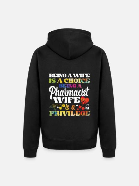 Pharmacy Tech Technician - Unisex Premium Organic Zip Hoodie - black