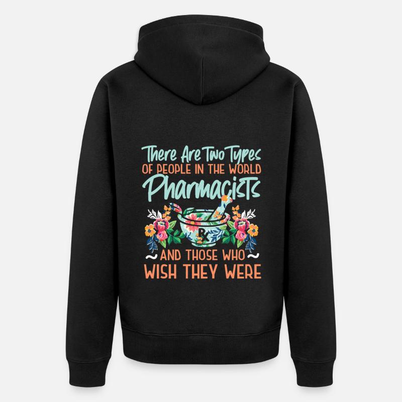 Technicien en pharmacie - Veste à capuche bio Premium Unisexe - noir