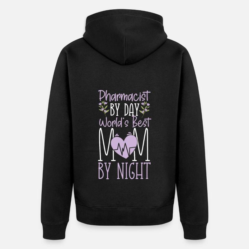 Pharmacy Tech Technician - Unisex Premium Bio Zip Hoodie - Schwarz