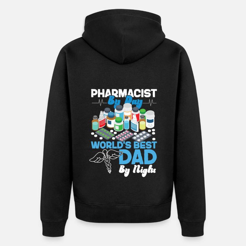 Pharmacy Tech Technician - Unisex Premium Bio Zip Hoodie - Schwarz