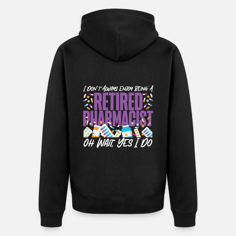 Technicien en pharmacie - Veste à capuche bio Premium Unisexe - noir