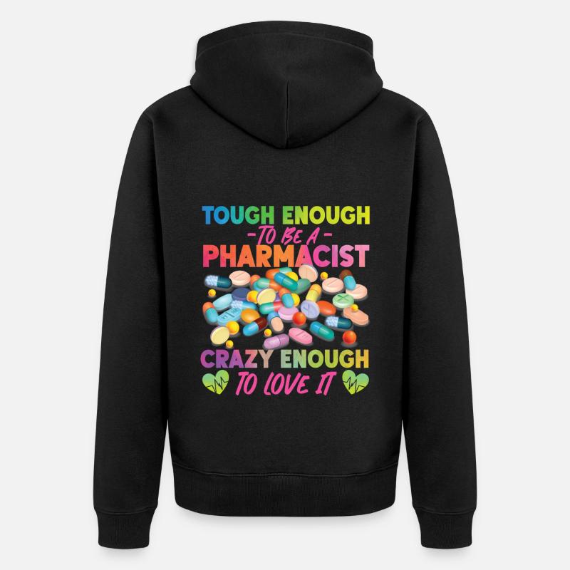 Technicien en pharmacie - Veste à capuche bio Premium Unisexe - noir