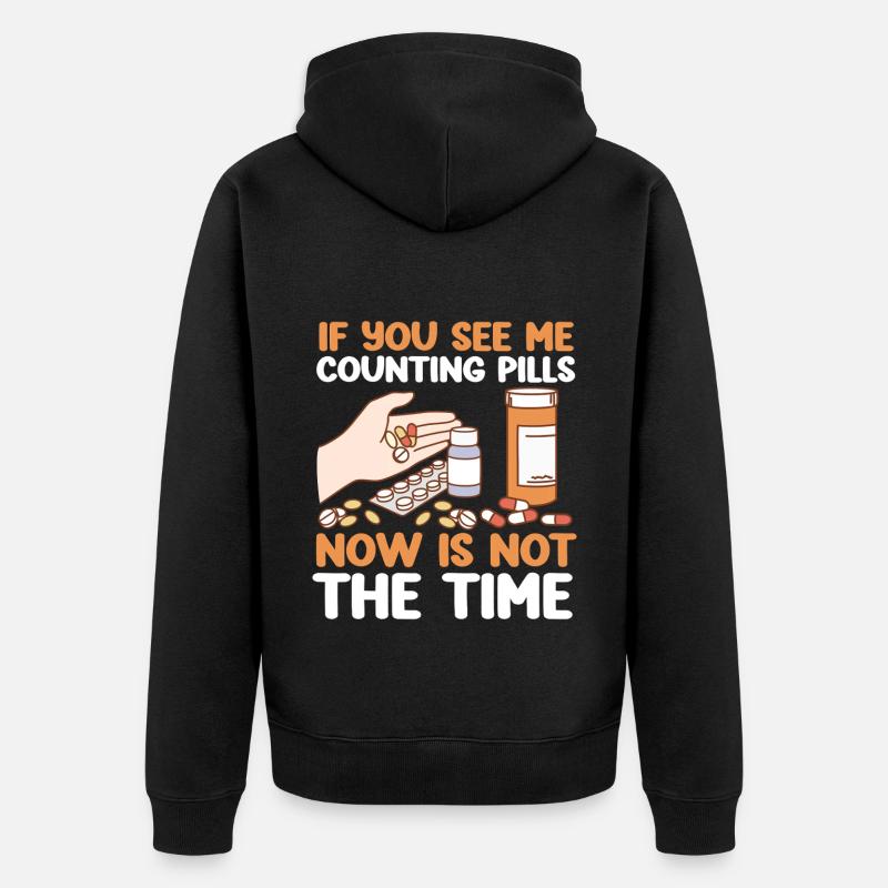 Pharmacy Tech Technician - Unisex Premium Organic Zip Hoodie - black