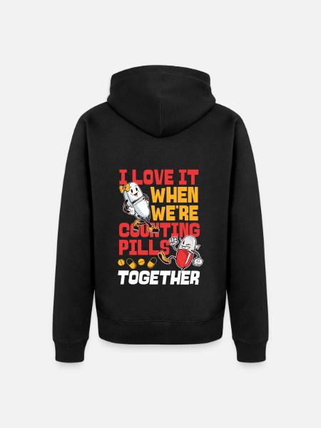 Pharmacy Tech Technician - Unisex Premium Bio Zip Hoodie - Schwarz