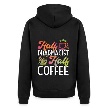 Technicien en pharmacie - Veste à capuche bio Premium Unisexe - noir - Dos - Nico (187cm)