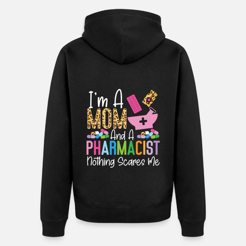 Pharmacy Tech Technician - Unisex Premium Bio Zip Hoodie - Schwarz