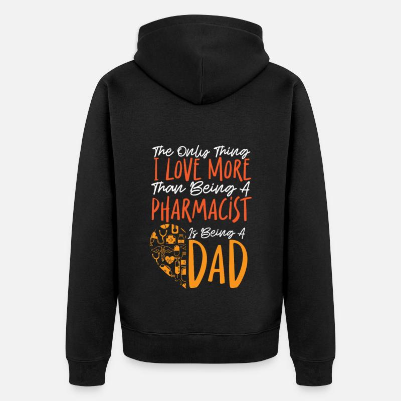 Pharmacy Tech Technician - Unisex Premium Bio Zip Hoodie - Schwarz