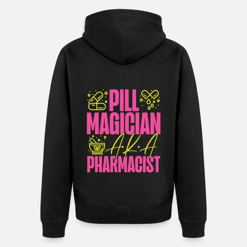 Technicien en pharmacie - Veste à capuche bio Premium Unisexe - noir